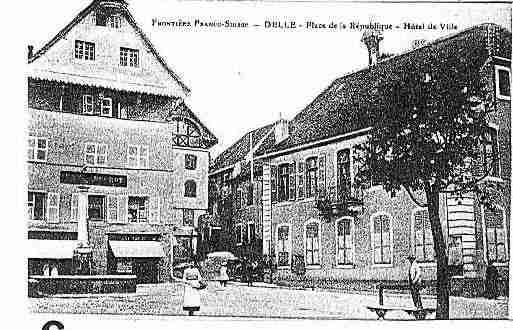 Ville de DELLE Carte postale ancienne